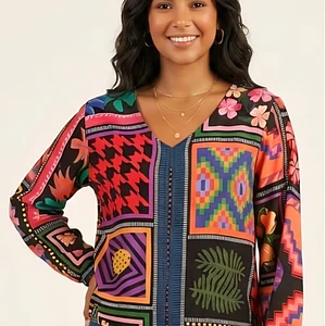 Blusa estampada Recife