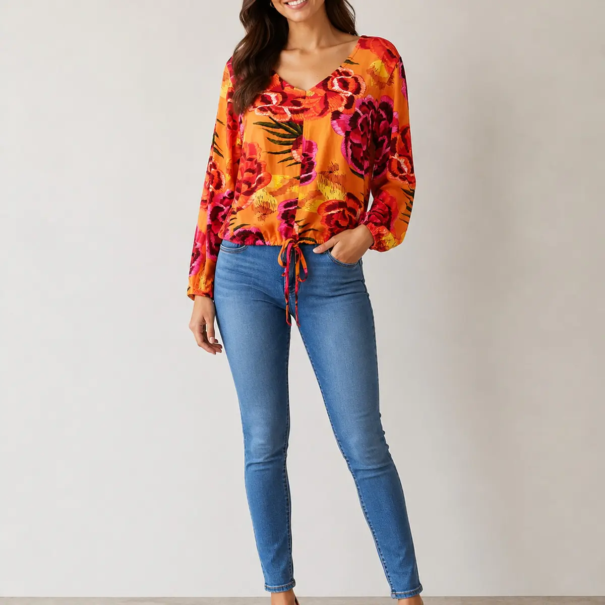 Blusa estampada Maceio