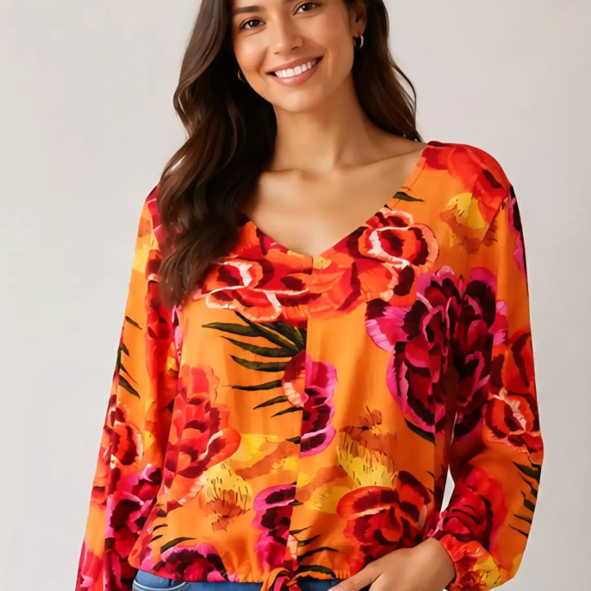 Blusa estampada Maceio