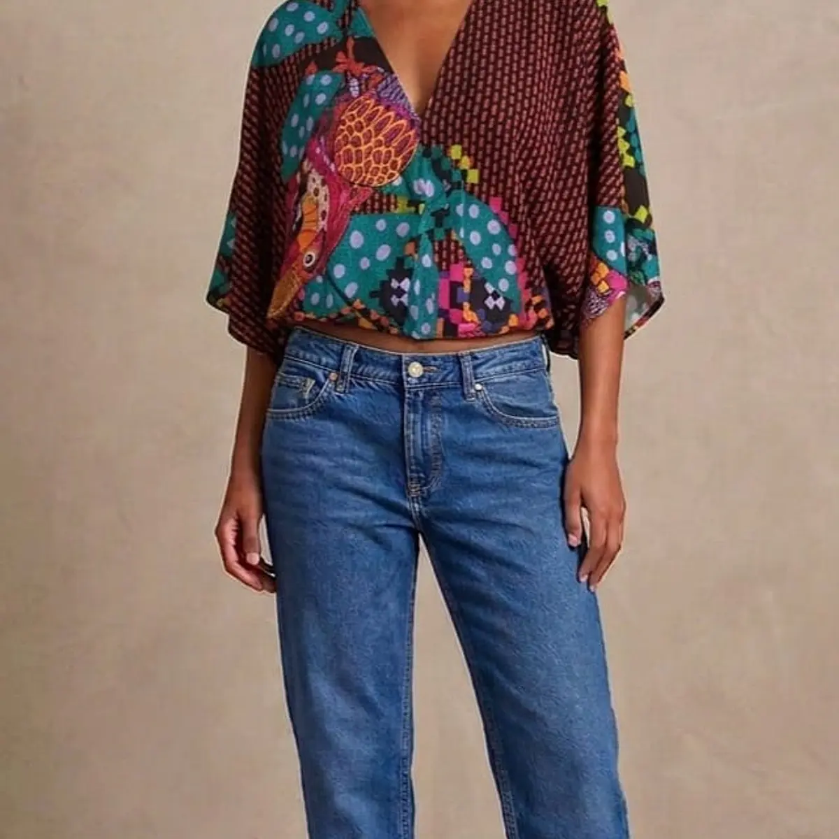 Blusa estampada Natal