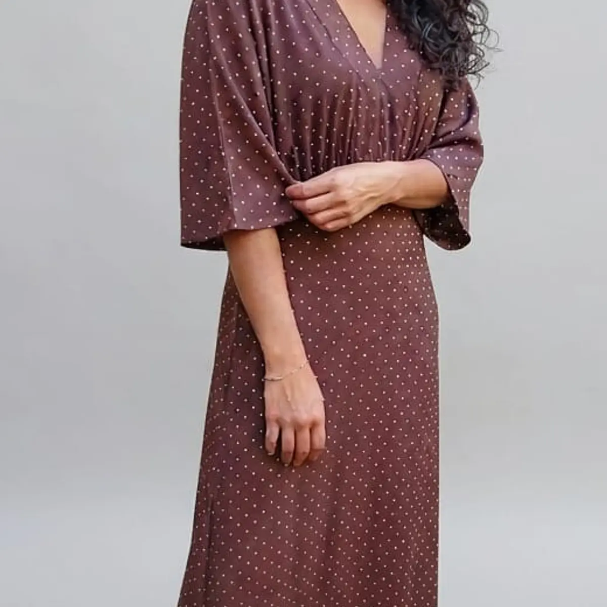 Vestido largo Lunares