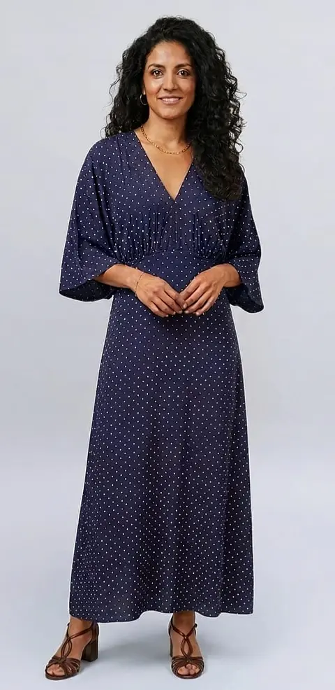 Vestido largo Lunares