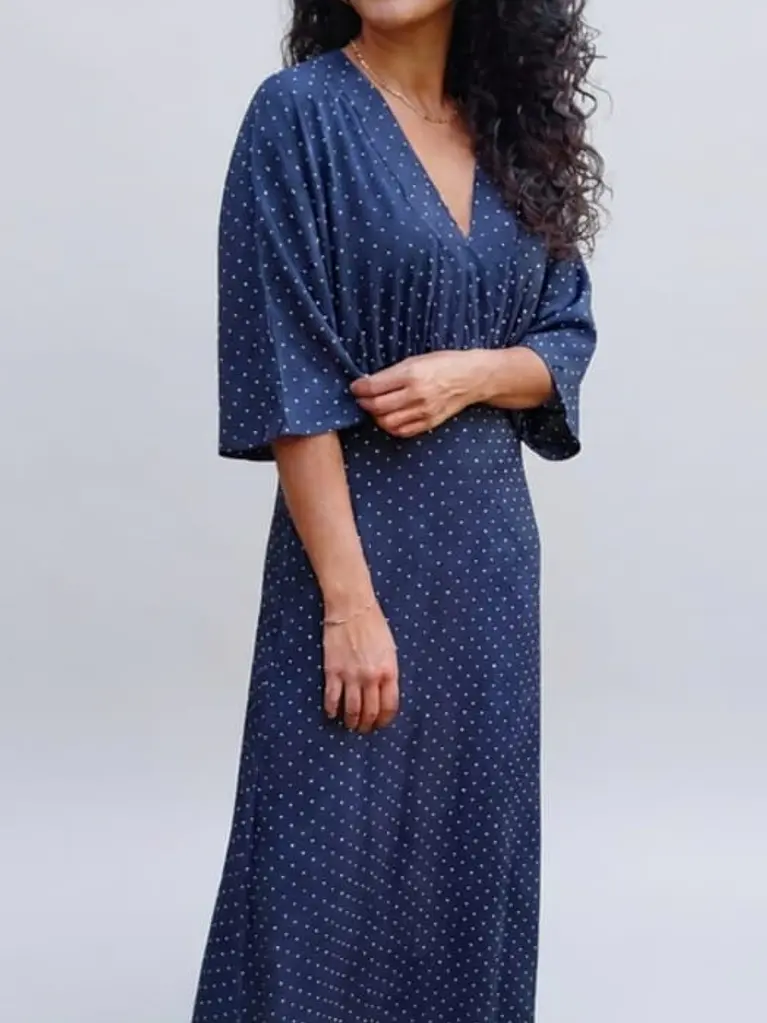 Vestido largo Lunares