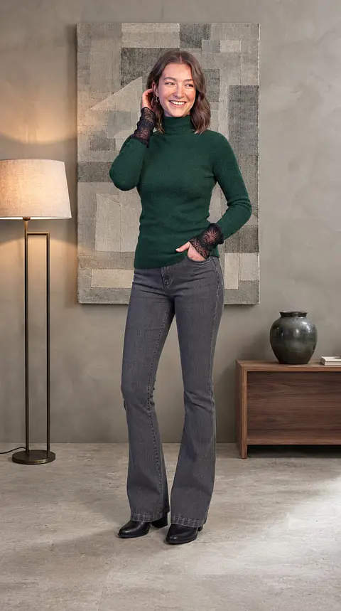 Jeans Flare Control Abdomen