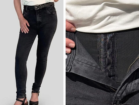 Jeans Skinny con faja