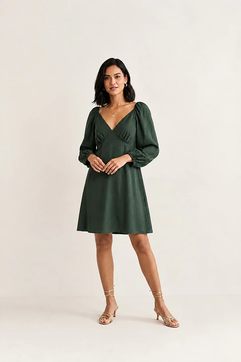 Vestido midi Olinda