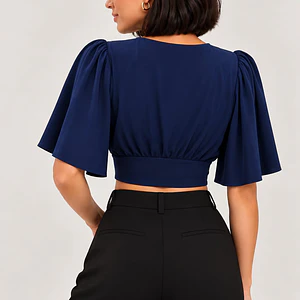 Crop Top escote en V Londrina