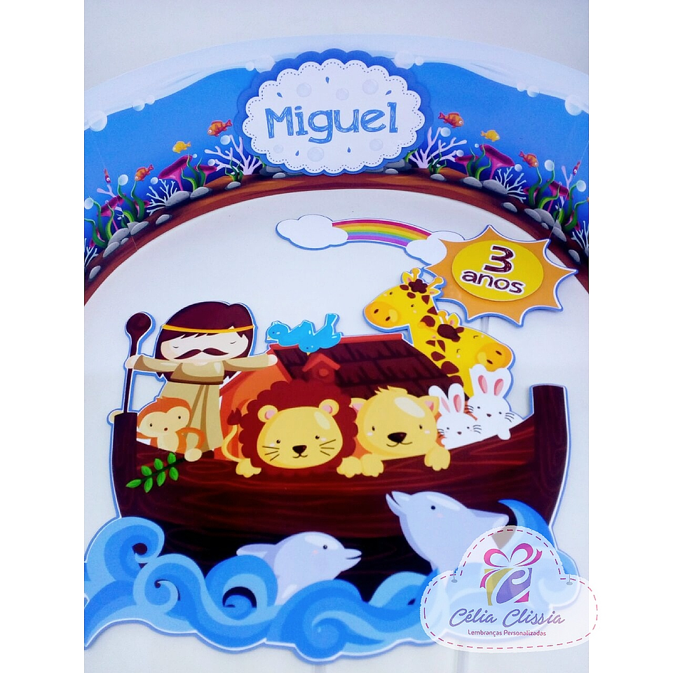 Arquivo Topo de Bolo - Arca de Nóe #1 1