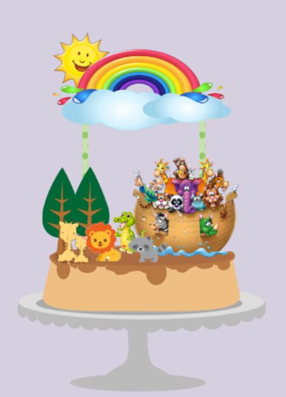 Arquivo Topo de Bolo - Arca de Nóe #2 1