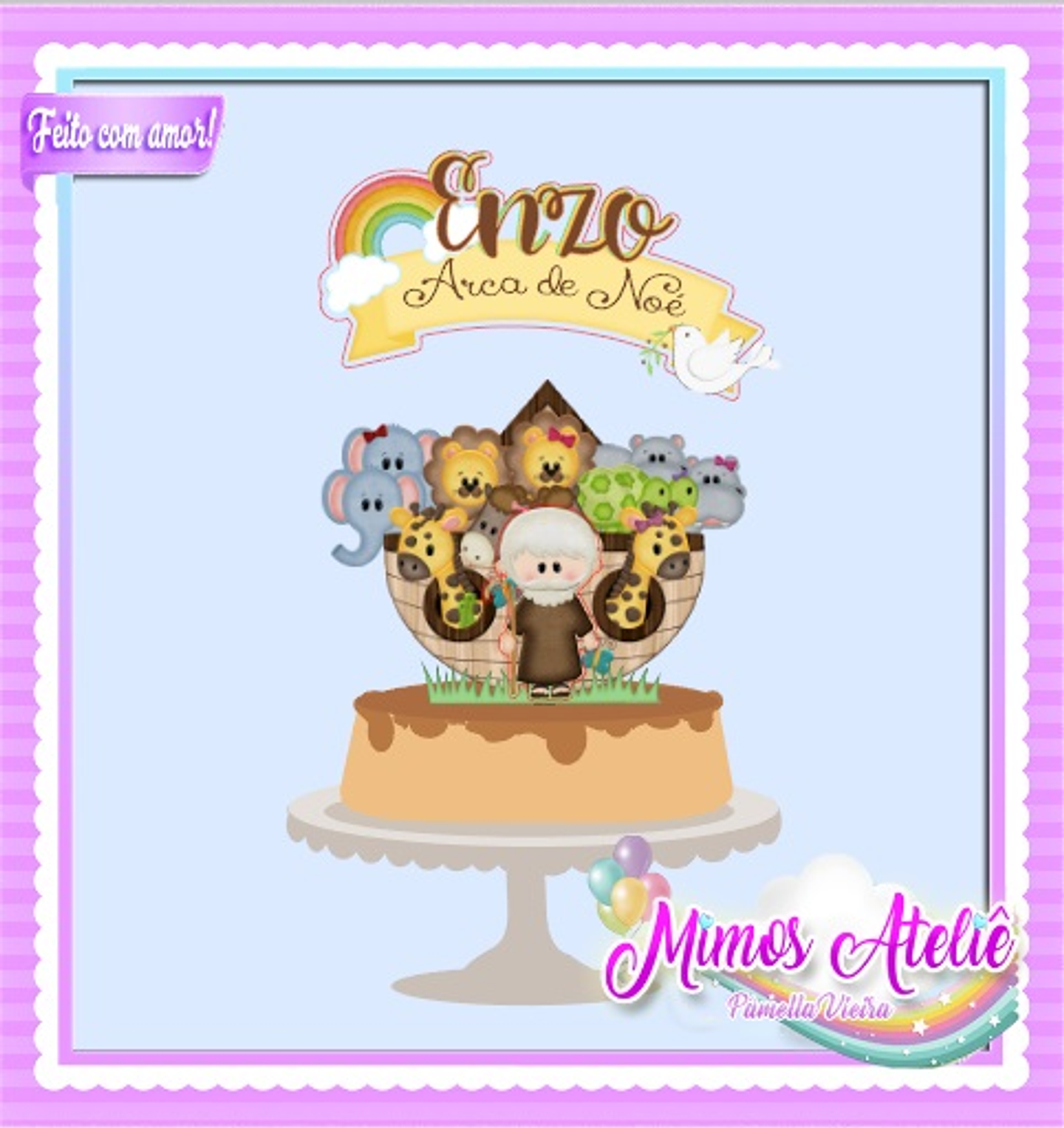 Arquivo Topo de Bolo - Arca de Noé #5 1