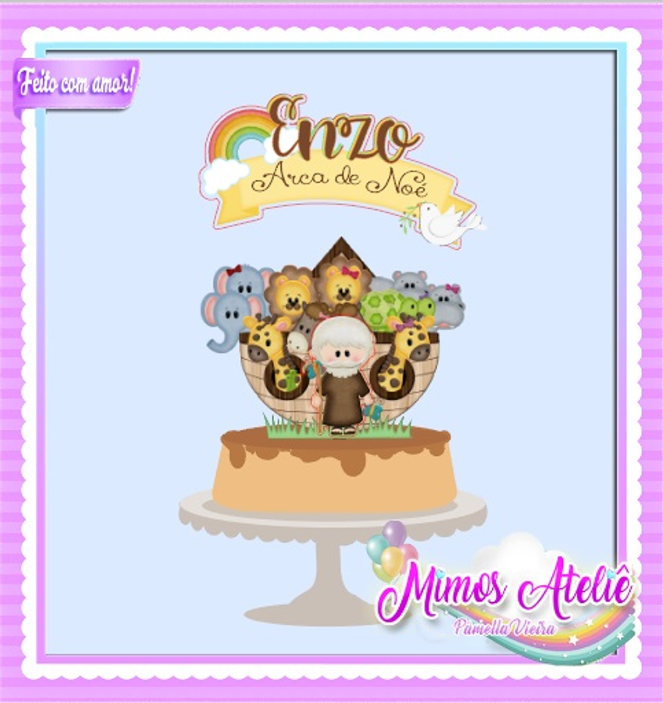 Arquivo Topo de Bolo - Arca de Noé #5 1