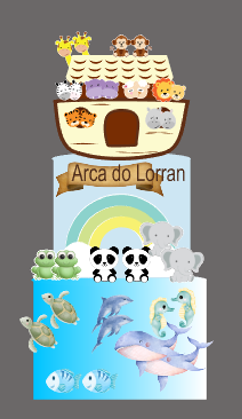 Arquivo Topo de Bolo - Arca de Noé #6 2