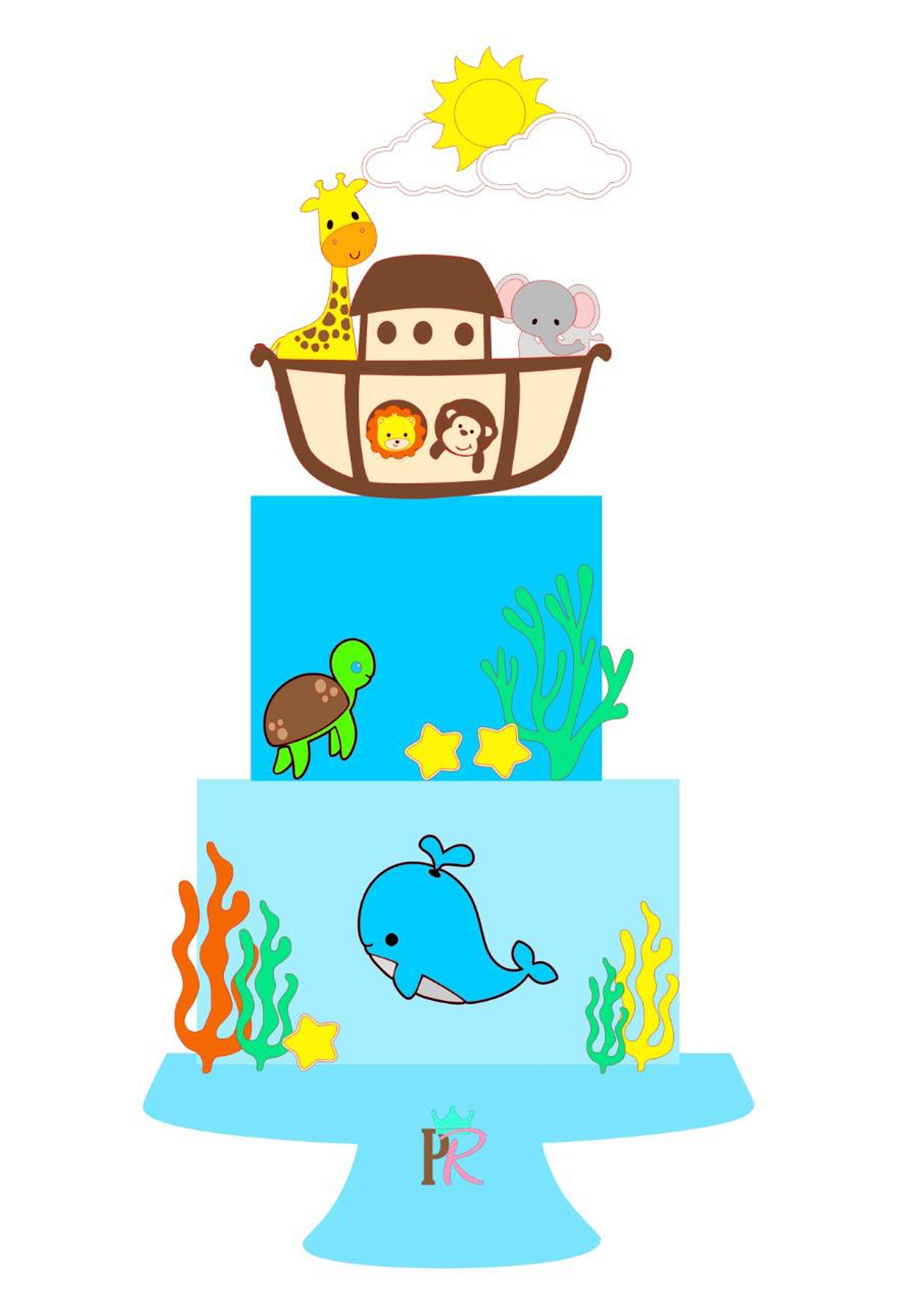 Arquivo Topo de Bolo - Arca de Noé #7 1