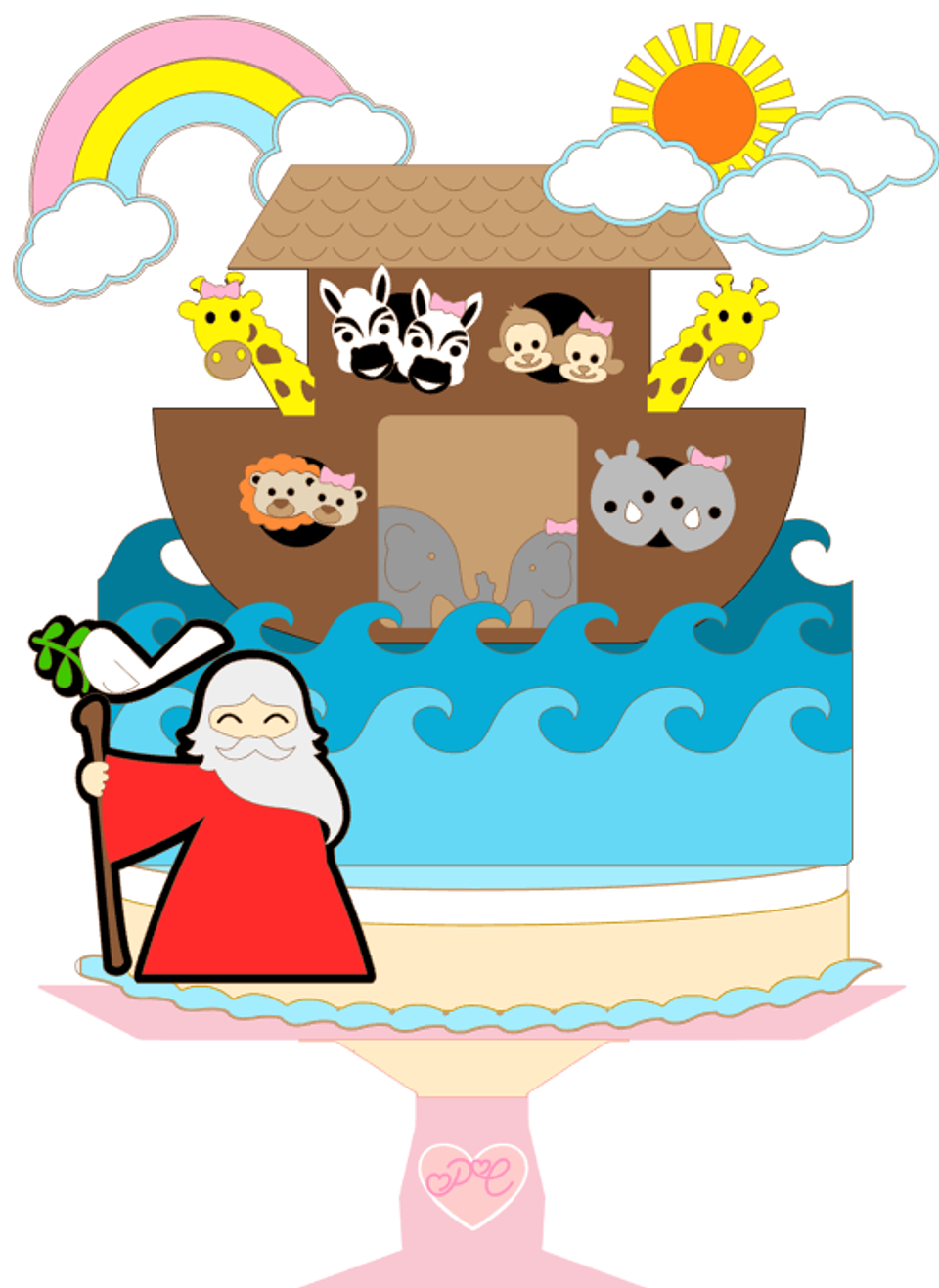 Arquivo Topo de Bolo - Arca de Noé #15 1