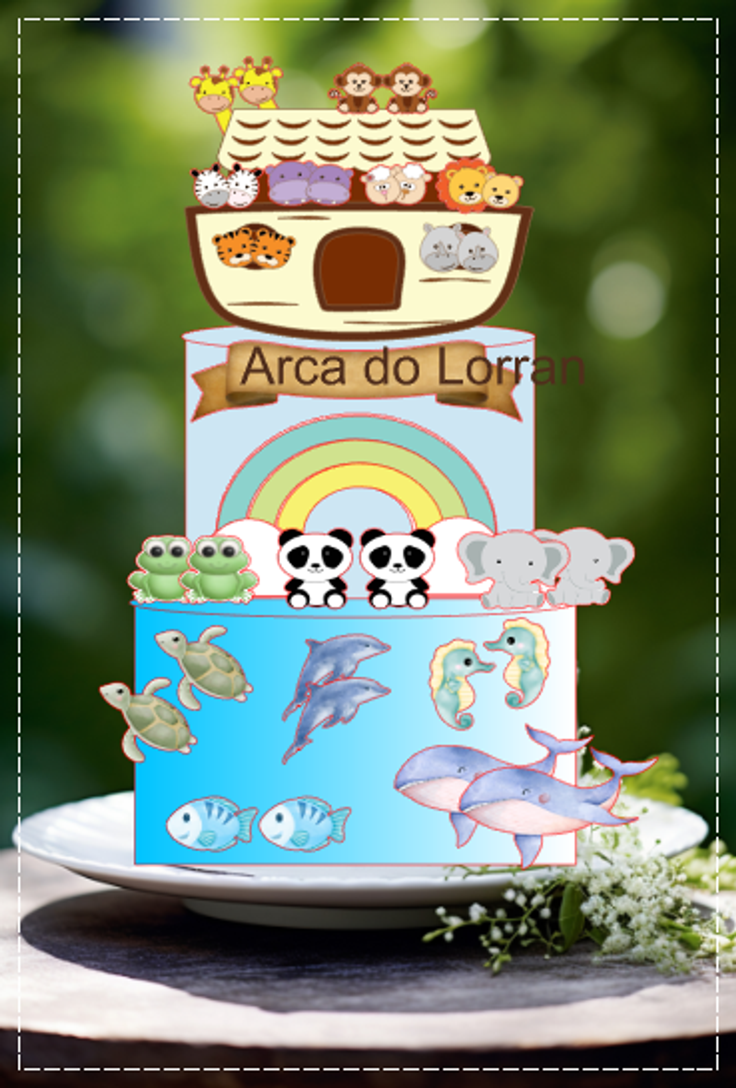 Arquivo Topo de Bolo - Arca de Noé #17 1