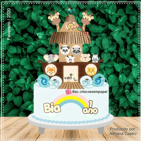 Arquivo Topo de Bolo - Arca de Noé #18