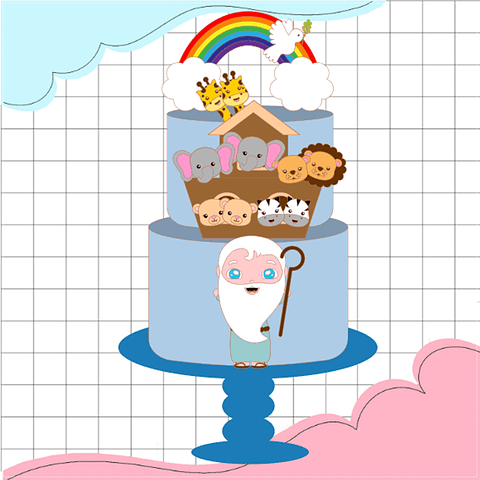 Arquivo Topo de Bolo - Arca de Noé #19