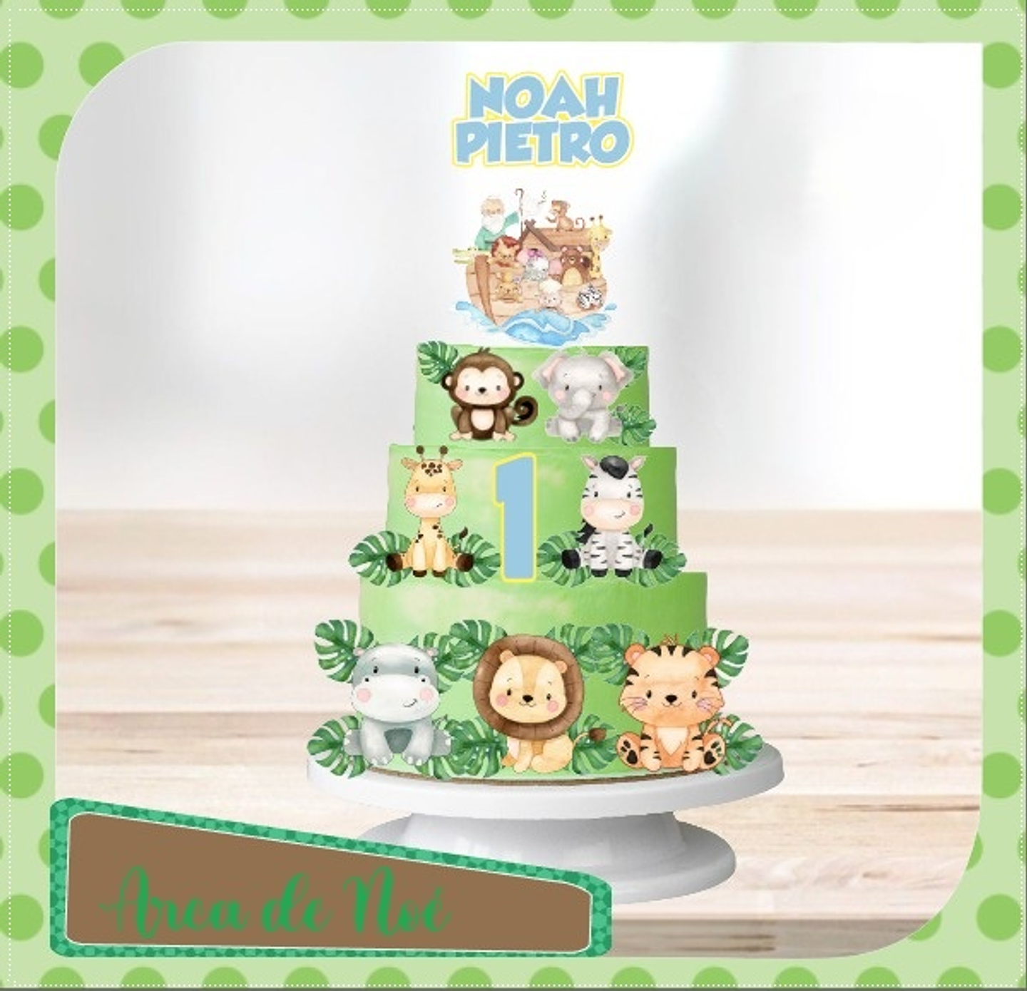 Arquivo Topo de Bolo - Arca de Noé #29 1