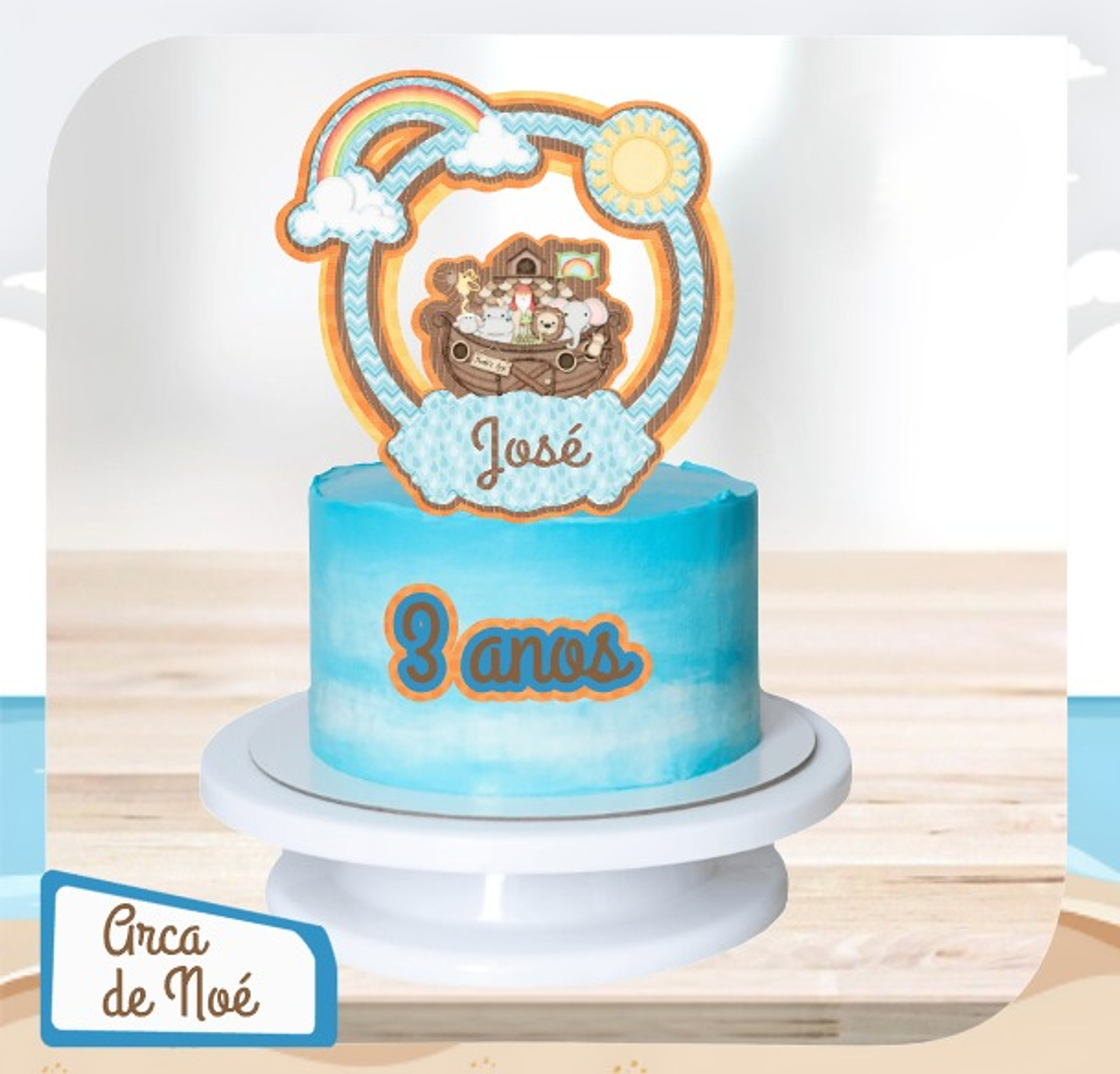 Arquivo Topo de Bolo - Arca de Noé #30 1