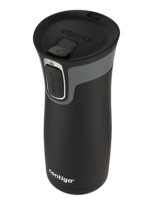 Vaso Térmico Contigo West Loop Lisa Color Matte Black 473ml