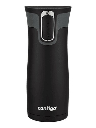 Vaso Térmico Contigo West Loop Lisa Color Matte Black 473ml
