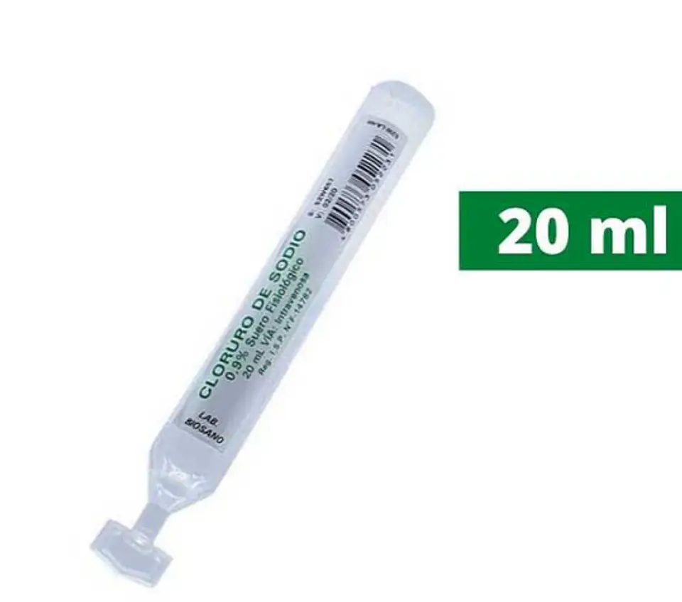Suero Fisiologico 0.9% Ampollas de Plastico - 1 und x 20ml 1