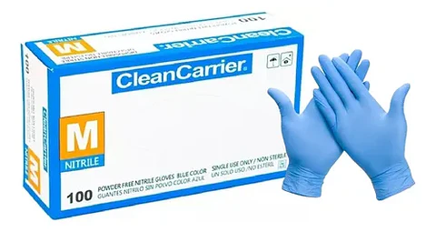 Guantes de Nitrilo - Caja de 100 und (Talla M)
