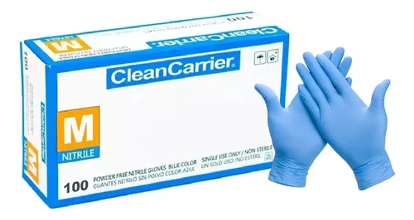 Guantes de Nitrilo - Caja de 100 und (Talla M) 2