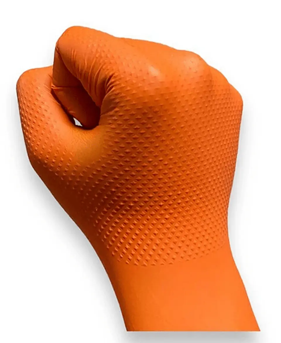 Guantes texturizados diamantados de alta resistencia  Caja de 50 und (Talla M, L y  XL) 4