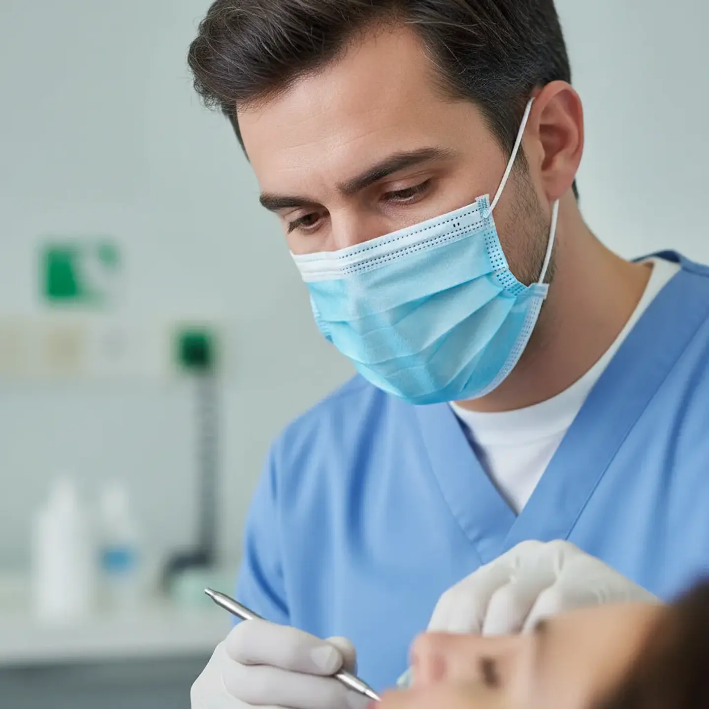 Mascarillas uso Médico NovaCure 50Un. Azul Tamaño Estandar 3