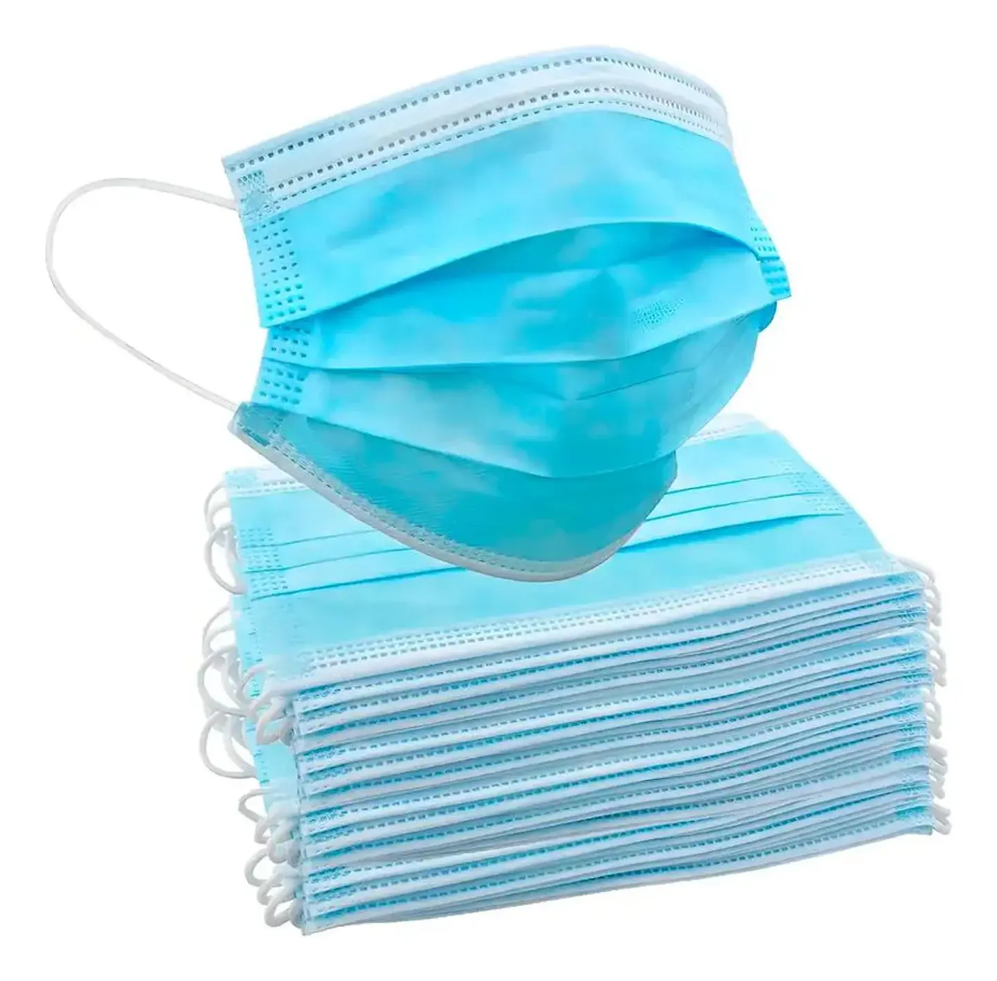 Mascarillas uso Médico NovaCure 50Un. Azul Tamaño Estandar 4