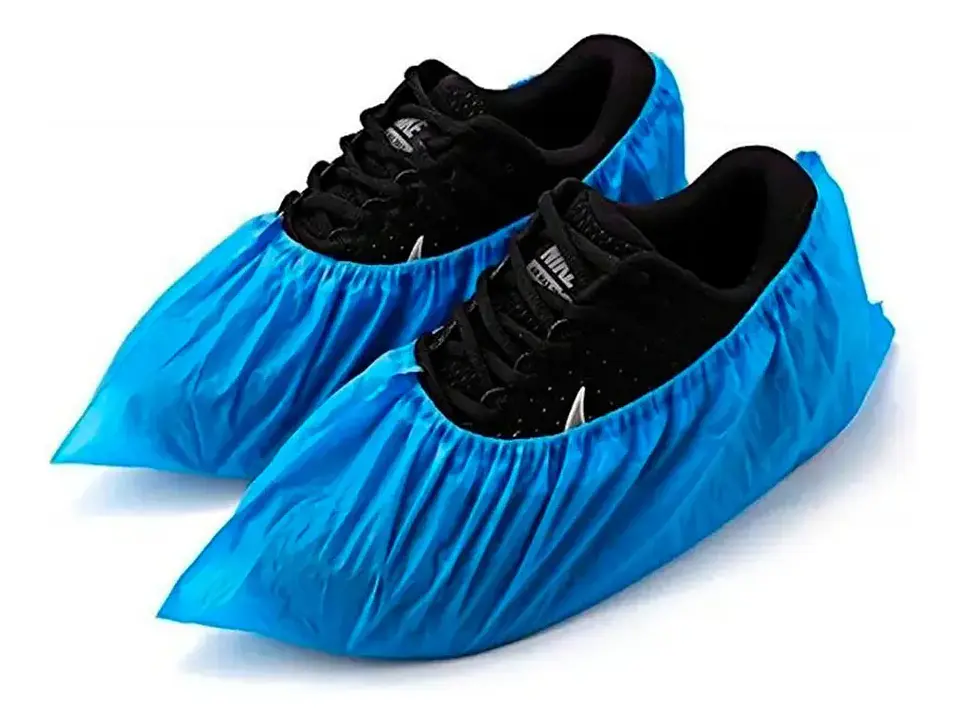 Cubre Calzado Desechable Novacure 100Un. Azul Talla Estandar 3