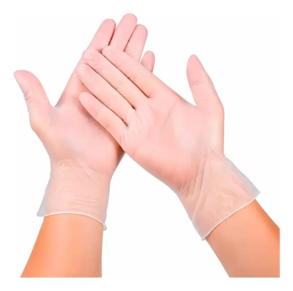 Guantes de Examen Vinilo NovaCure Transparente M 3