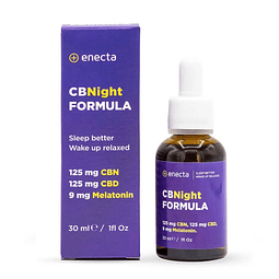 CBNight Formula Classic Enecta (CBD, CBN, Melatonina) 250 mg 30 ml