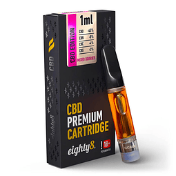 Eighty8 Mixed Berries 45% CBD Cartridge 1 ml