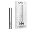Bateria para caneta vape  CCELL M4  rosca padrão 510  Prata