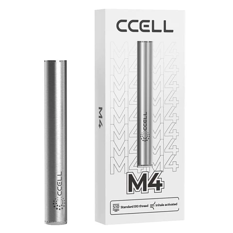 Bateria para caneta vape  CCELL M4  rosca padrão 510  Prata