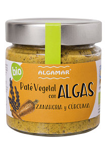 Paté de Algas c/ Cenoura e Cúrcuma 180g - Algamar