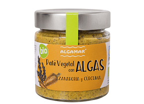 Paté de Algas c/ Cenoura e Cúrcuma 180g - Algamar