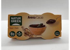 NaturGreen Sobremesa de Aveia e cacau (2x125g)