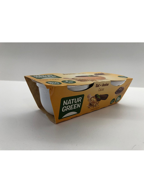 NaturGreen Sobremesa de Aveia e cacau (2x125g)