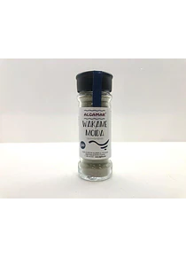 Alga Wakame Moída p/ uso instantâneo 70g - Algamar