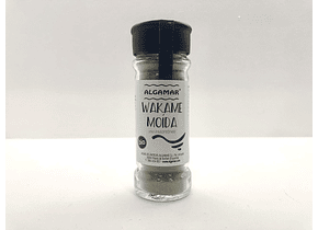 Alga Wakame Moída p/ uso instantâneo 70g - Algamar