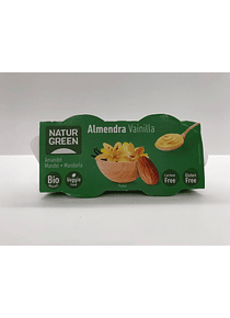 NaturGreen Sobremesa de Amêndoa e Baunilha (2x125g)