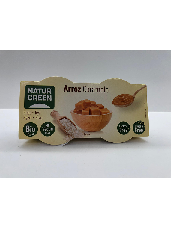 NaturGreen Sobremesa de Arroz e Caramelo (2x125g)