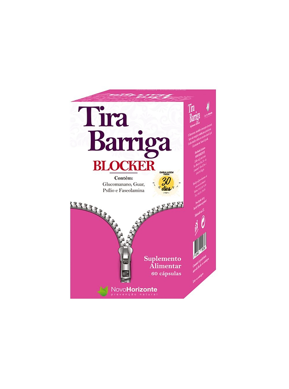 Tira Barriga Blocker (redutor do apetite) 60 cápsulas - Novo Horizonte