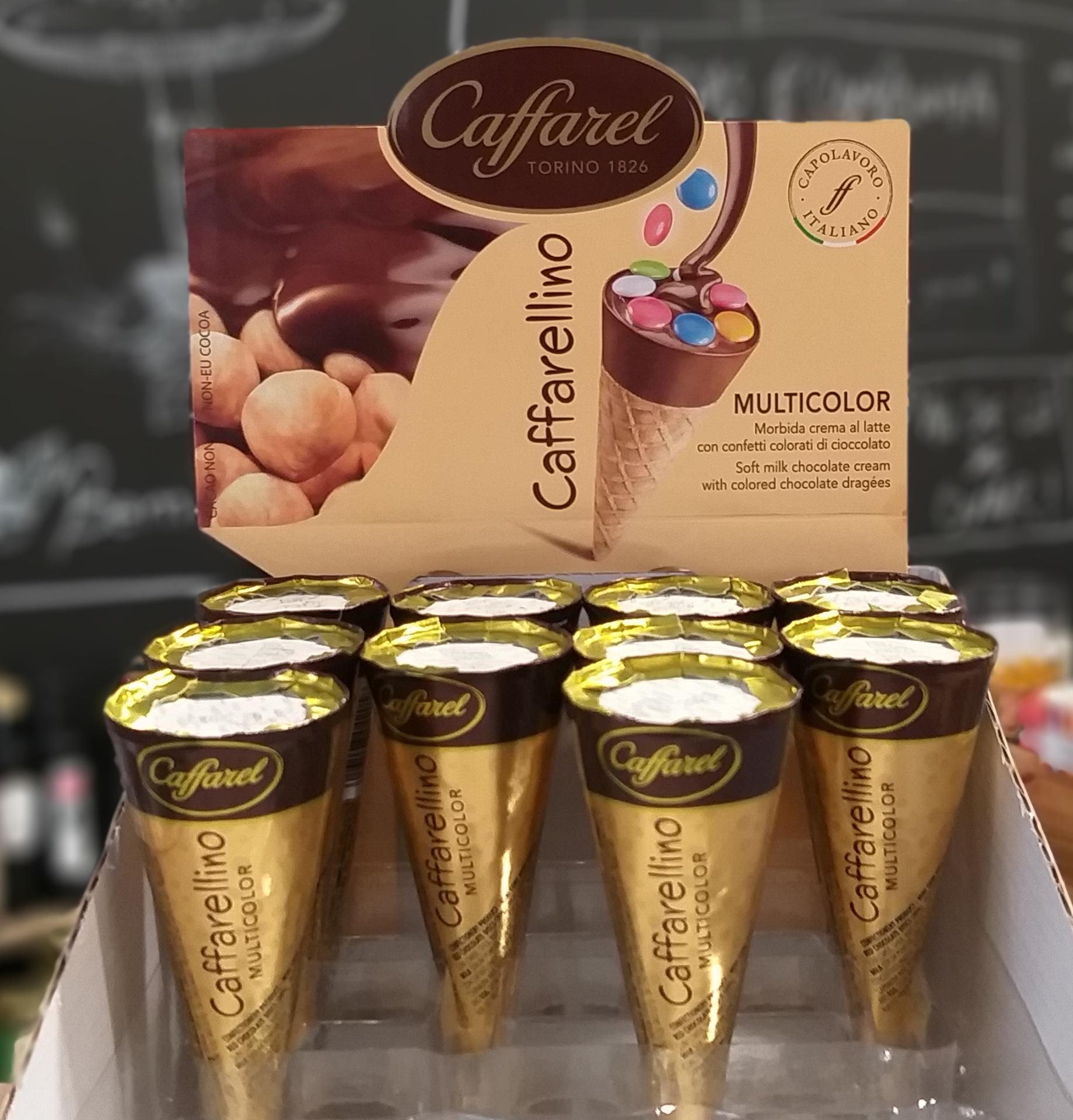 Cone de Chocolate e Plaliné c/ Drageias 25g - Caffarel