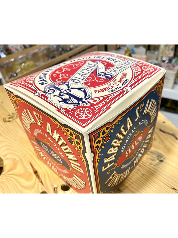 Caixa Cubo de Cartão (vazia) 14,5 x 14,5 x 14,5 cm - Fábrica Sto. António