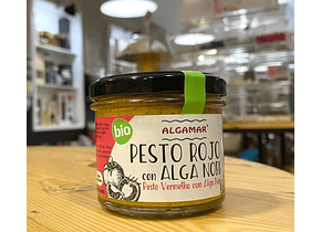 Pesto Vermelho com Alga Nori 100g Biológico - Algamar