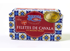 Briosa Gourmet Filetes de Cavala em Molho Vilão 120g